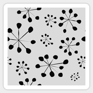 Retro Bursts Pattern Sticker